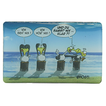 Hösti Foto Magnet   Du sagst nix