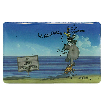 Hösti Foto Magnet  Strandmusikanten