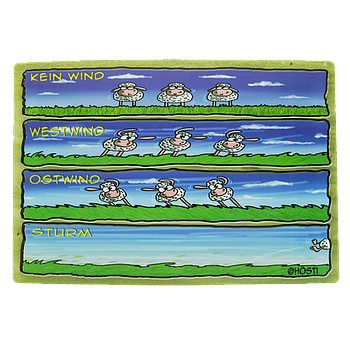 Hösti Platzset Windschafe   ca. 44x30cm Kunststoff