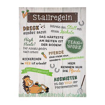 Weisheit "Stallregeln"