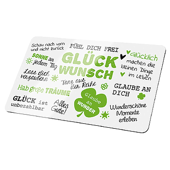 Brettch Weisheit "Glückwunsch" 