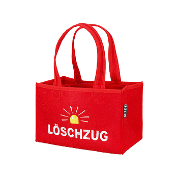 Filz Flaschentasche "Löschzug" Feuerwehr