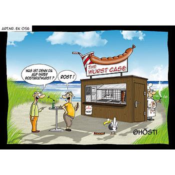 Hösti Postkarte "Wurst Case"