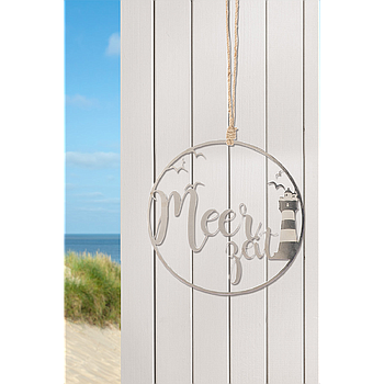 Aluminium Hänger "Meerzeit"