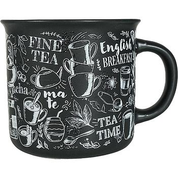 Becher "Noir" New Bone China, matt 0,4 l H 9 cm, Ø 9 cm